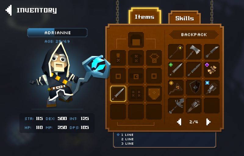 Legacy Quest UI Screens