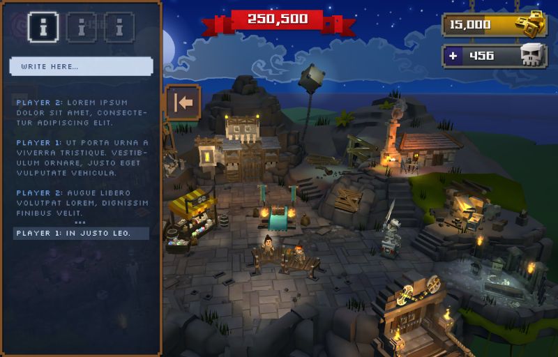 Legacy Quest UI Screens