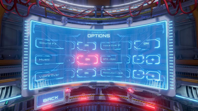 Ripcoil Starship Menu